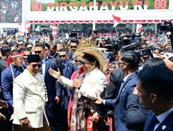 Presiden Prabowo Ikut Joget “Tabola Bale” di Istana Merdeka