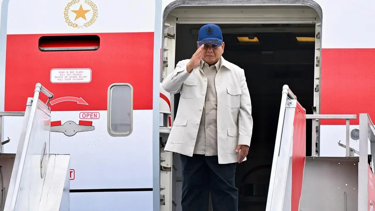 Presiden Prabowo Subianto bertolak ke AS bertemu Trump di Washington DC. Foto dok