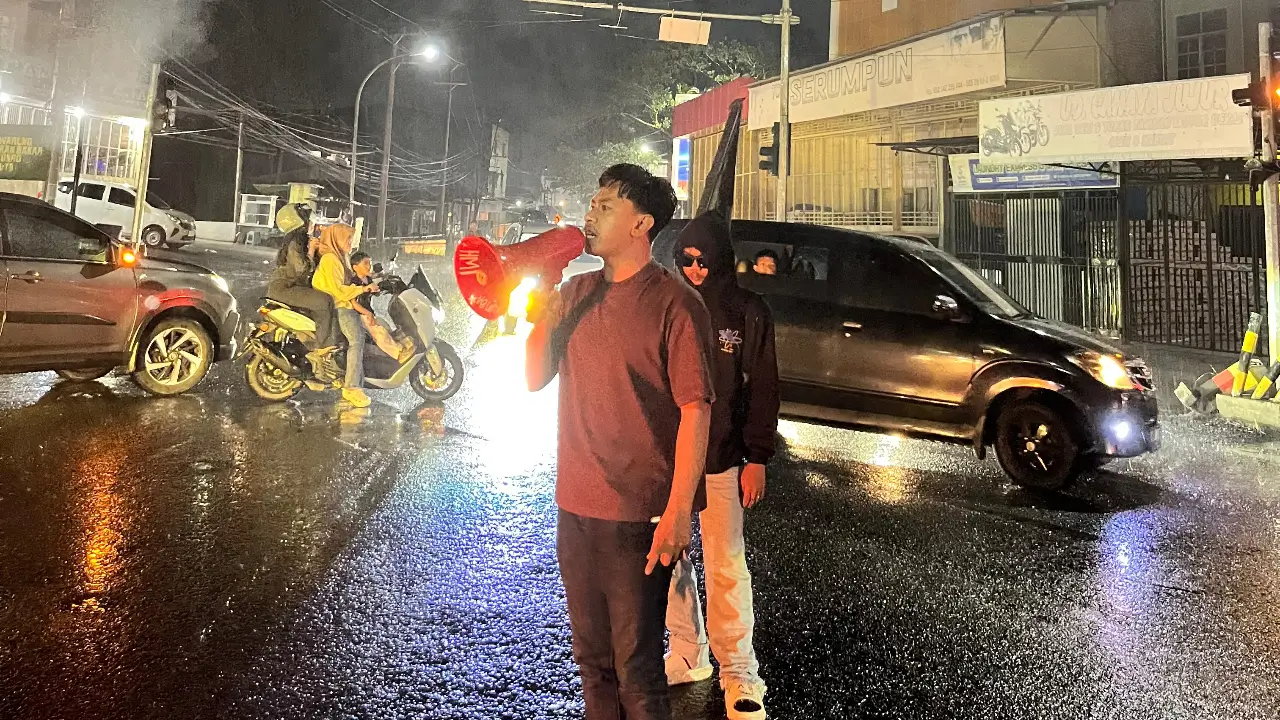 Sekretaris Umum HMI Bulukumba Isranda Lattol menyampaikan sikap organisasi terkait konflik geopolitik global.