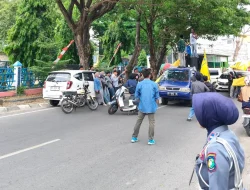 Sopir Travel dan PMII Bulukumba Demo Tolak Bus AKAP