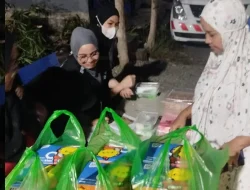Andi Endang Ikut Berbagi Makanan Sahur ke Korban Kebakaran Bulukumba