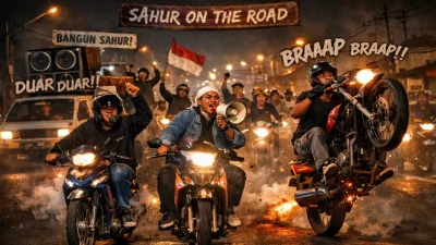 Warga Soroti Kendaraan Bising Sahur On The Road di Bulukumba