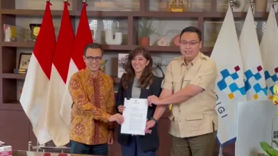 Menteri Komunikasi dan Digital Meutya Hafid menyampaikan aturan baru pembatasan akses anak pada platform digital. Foto Komdigi/X