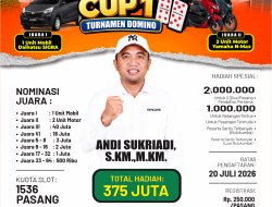 Siapa Raja Domino? Andi Sukriadi Cup 1 Tantang Pemain Terbaik Sulsel dan Nusantara