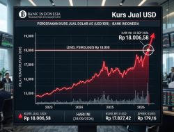 Dolar AS Tembus Rp18.000 di Bank Indonesia, Biaya Impor Industri Berpotensi Membengkak