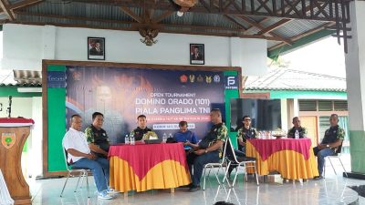 Kodim 1411 Bulukumba Gelar Turnamen Domino ORADO Piala Panglima TNI