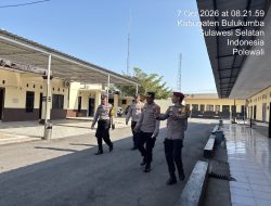Polres Bulukumba Perketat Pengawasan Kebersihan Mako Pelayanan