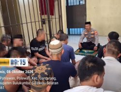 Ubah Wajah Rutan, Polres Bulukumba Dorong Introspeksi Tahanan Lewat Pendekatan Spiritual