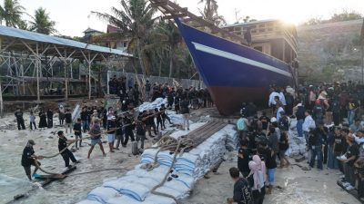 Pinisi Bulukumba Siap Berlayar ke Labuan Bajo Usai Peluncuran